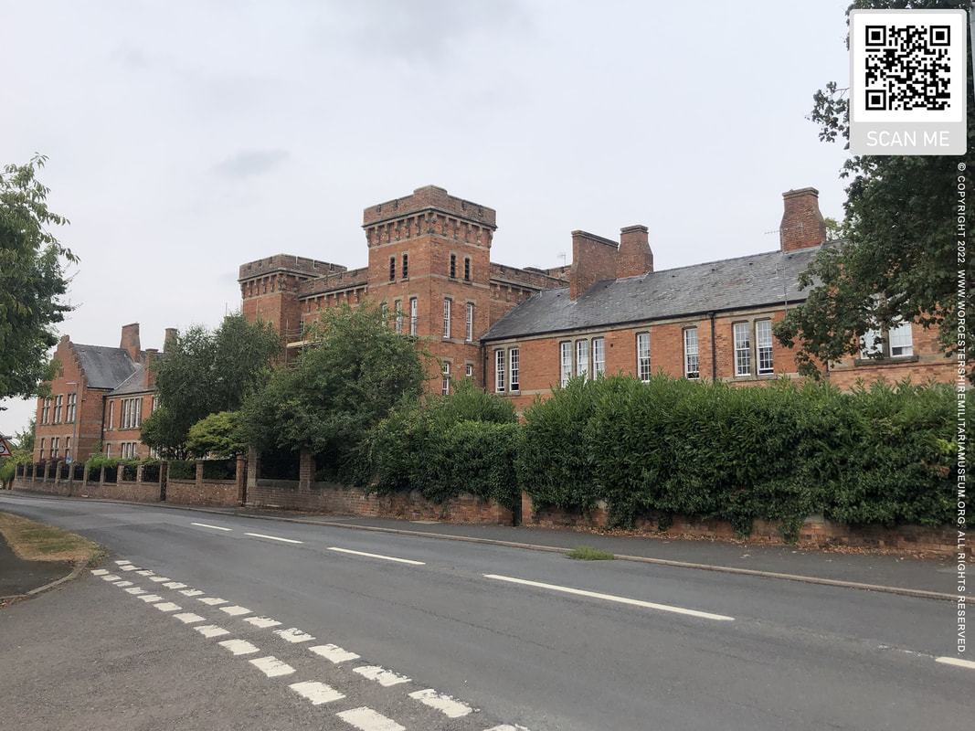 The Worcestershire Regiment barrack block at Norton, The Keep main building